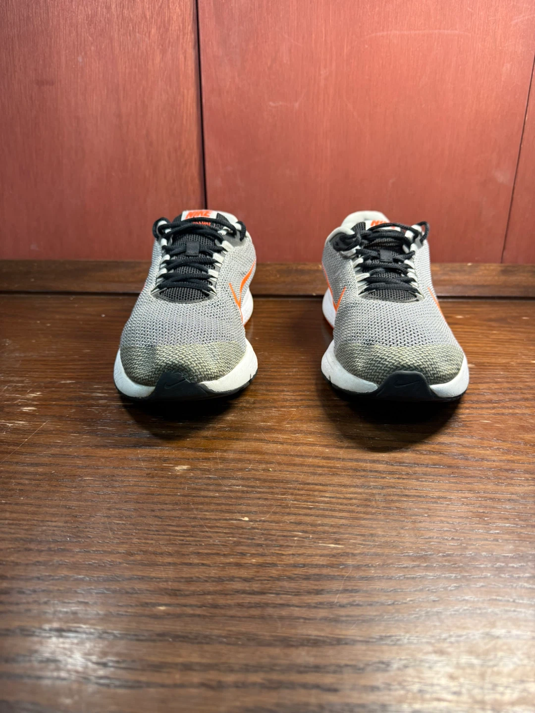 Nike Men’s RunAllDay Running Shoes  Gray Orange US 10