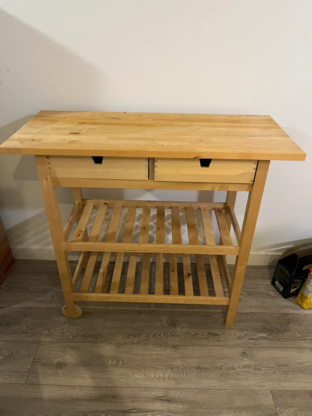IKEA Bekväm Kitchen Cart - Birch