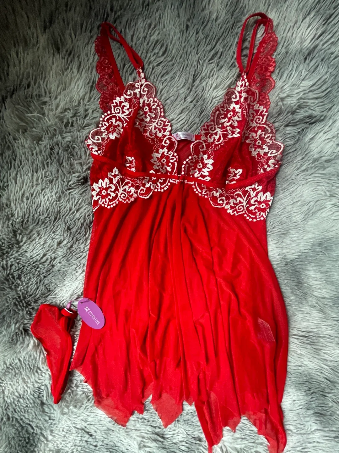 Sexy Lingerie Lace Mesh Nighties XL