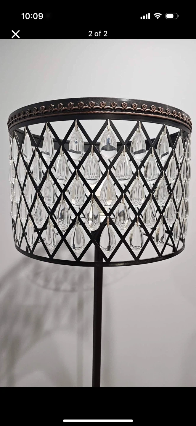 Chandelier Crystal Floor Lamps $150