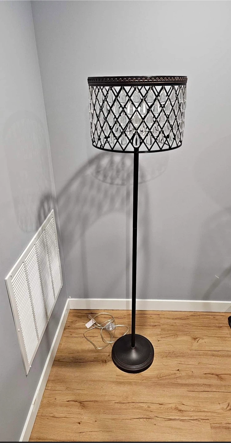 Chandelier Crystal Floor Lamps $150 - photo 2