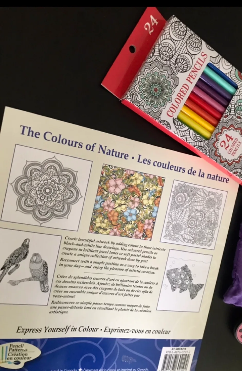 Coloring Book + 24 Pack Color Pencils image indicator(2)
