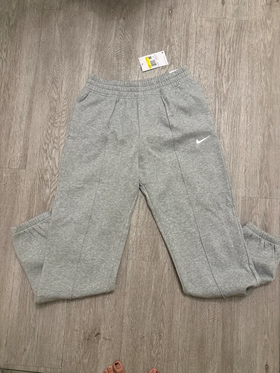 Nike Grey Oversized Fit Sweatshirt & Pants Set - Size S - photo 5