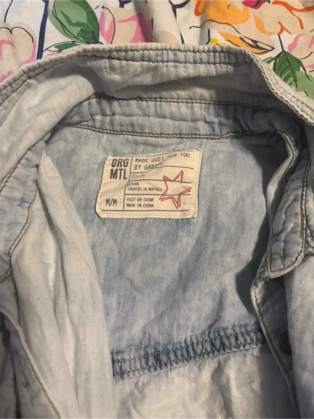 Garage Denim Shirt - Size M - photo 2