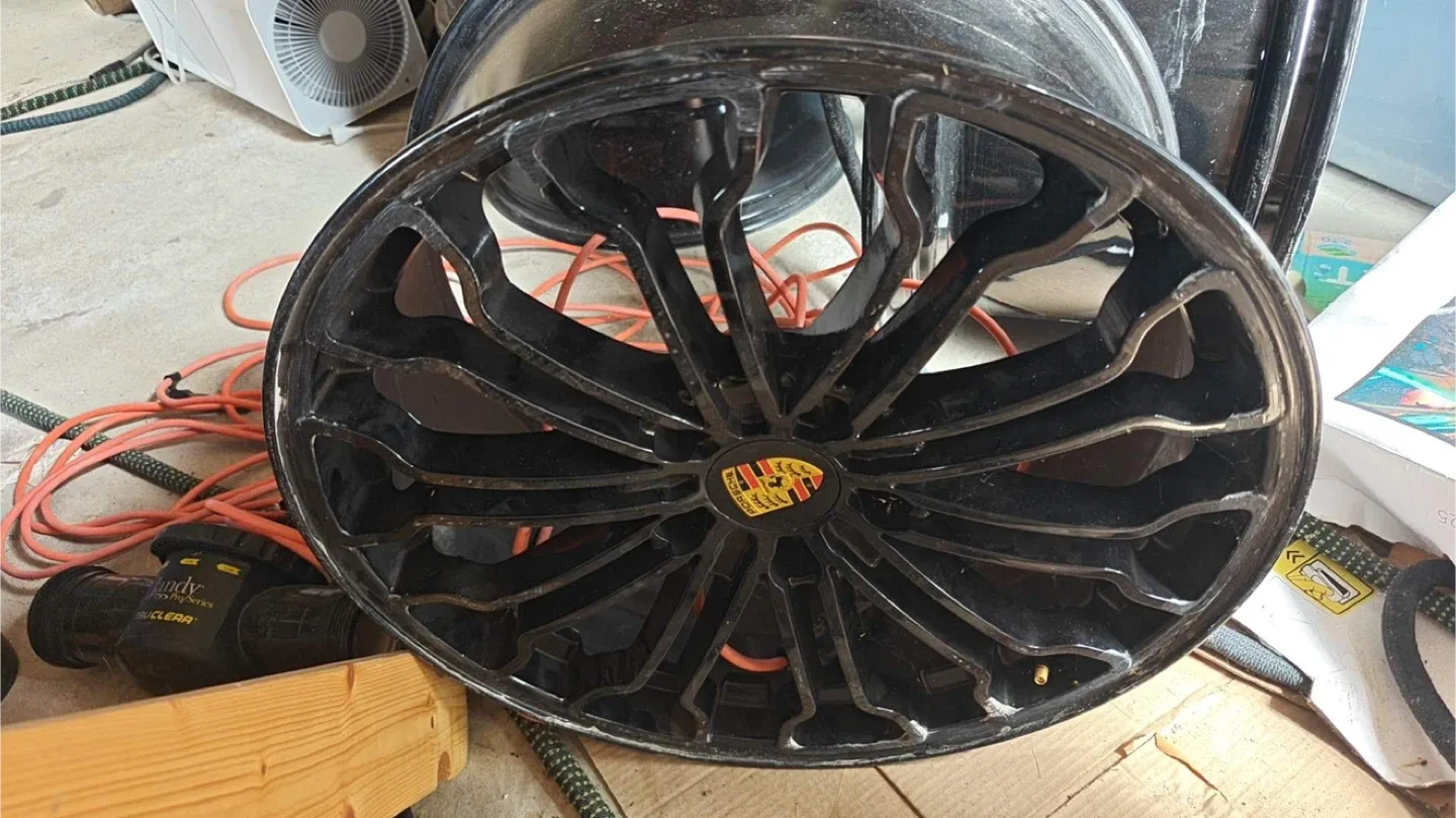 Porsche Black Wheel Rim （set of 4）