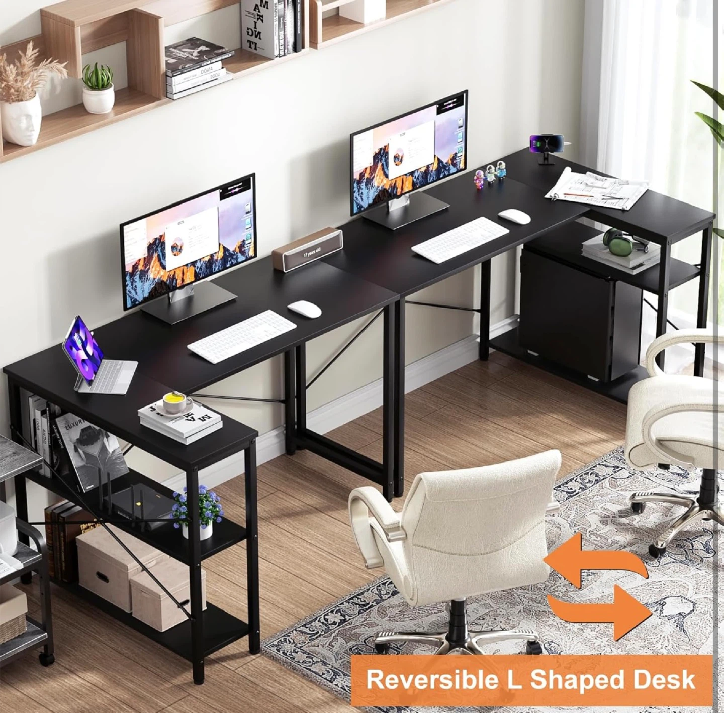 Computer Desk + Office Chair Set - photo 4