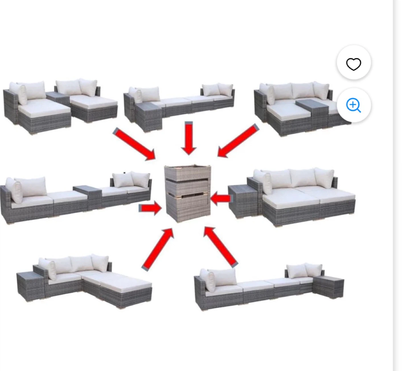 Move out sale! Last Chance! 5-Piece Patio Conversation Set - photo 4