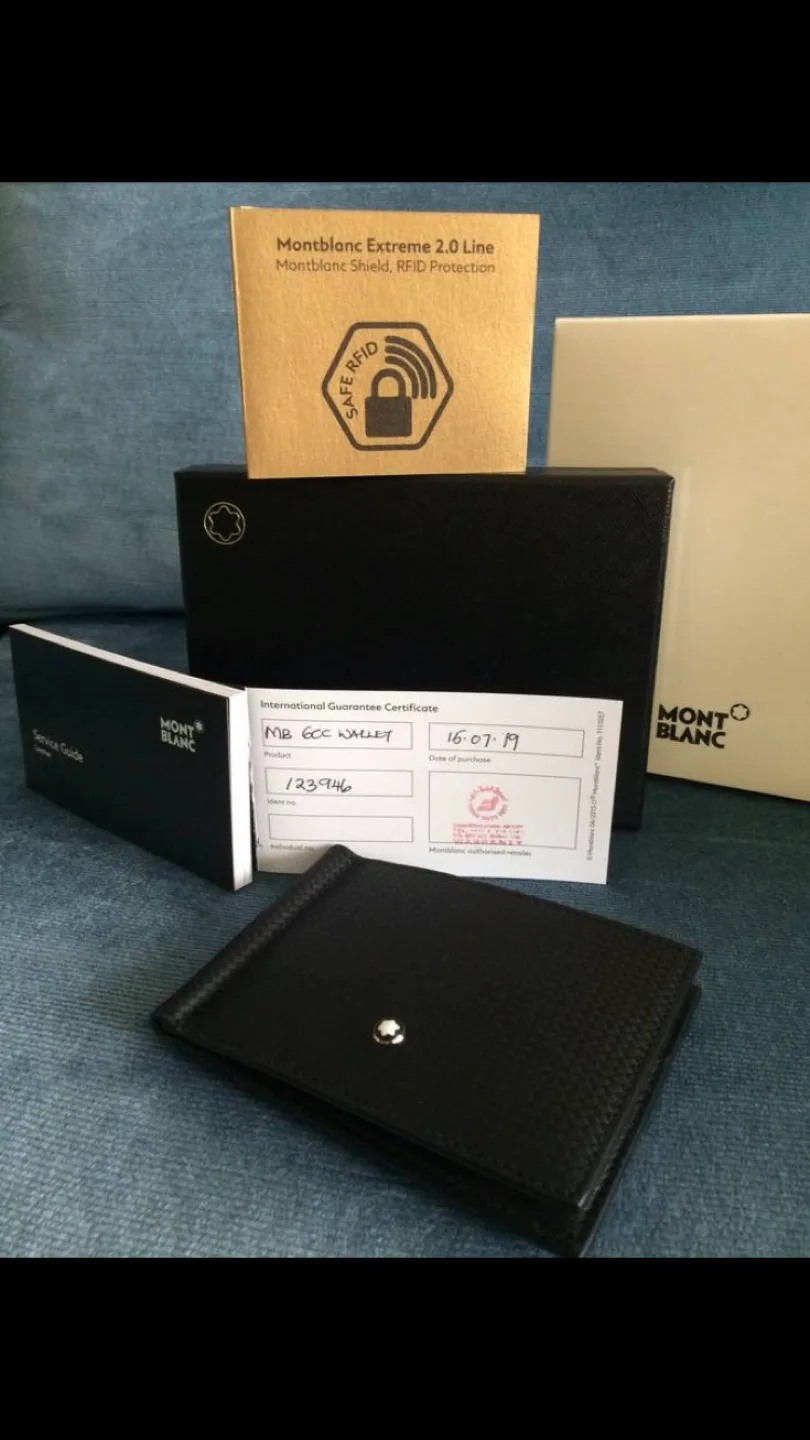 MONTBLANC Extreme 2.0: Wallet/Pocket Holder (NEW, w/ Int’l Cert)