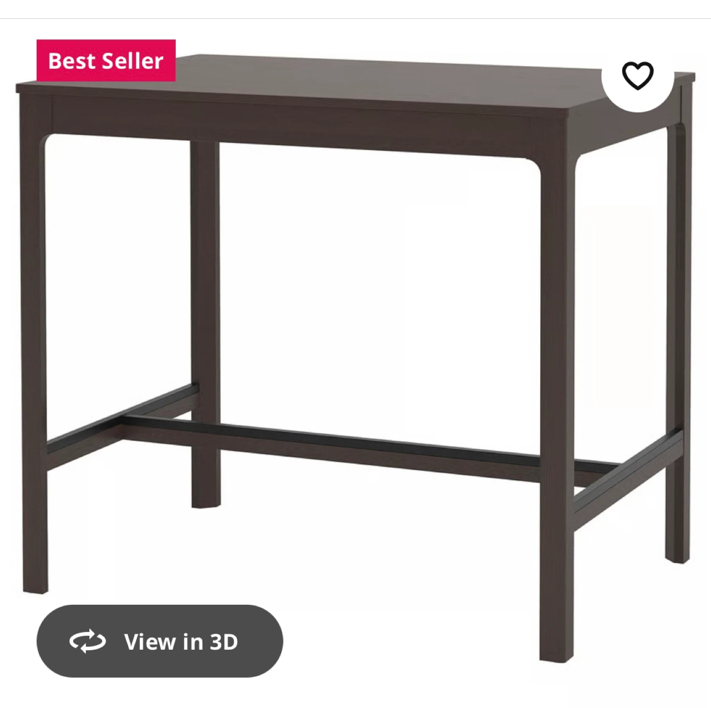 IKEA EKEDALEN Bar Table - Dark Brown - photo 2
