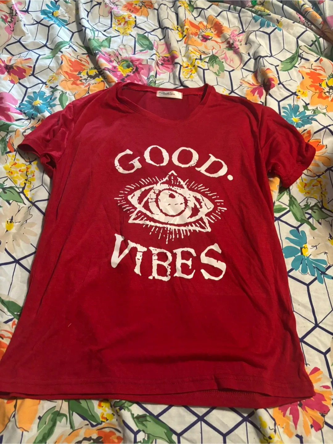 Red Good Vibes T-Shirt