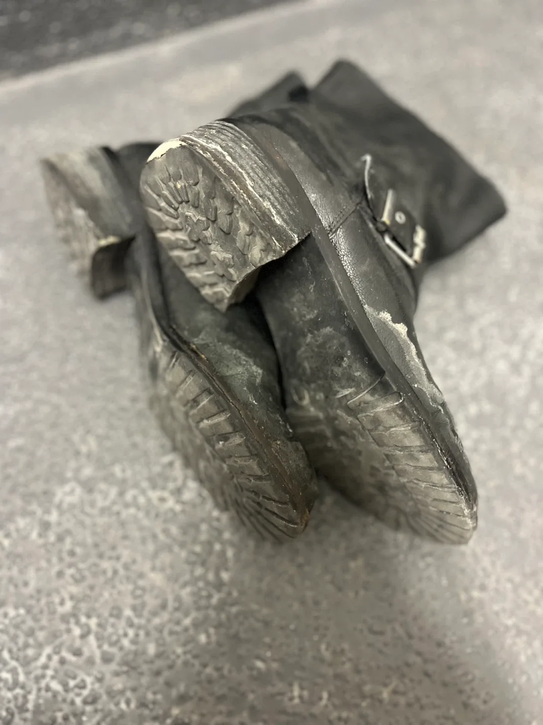 Lucky Brand LR-WANN Black Leather Boots - Size 7.5