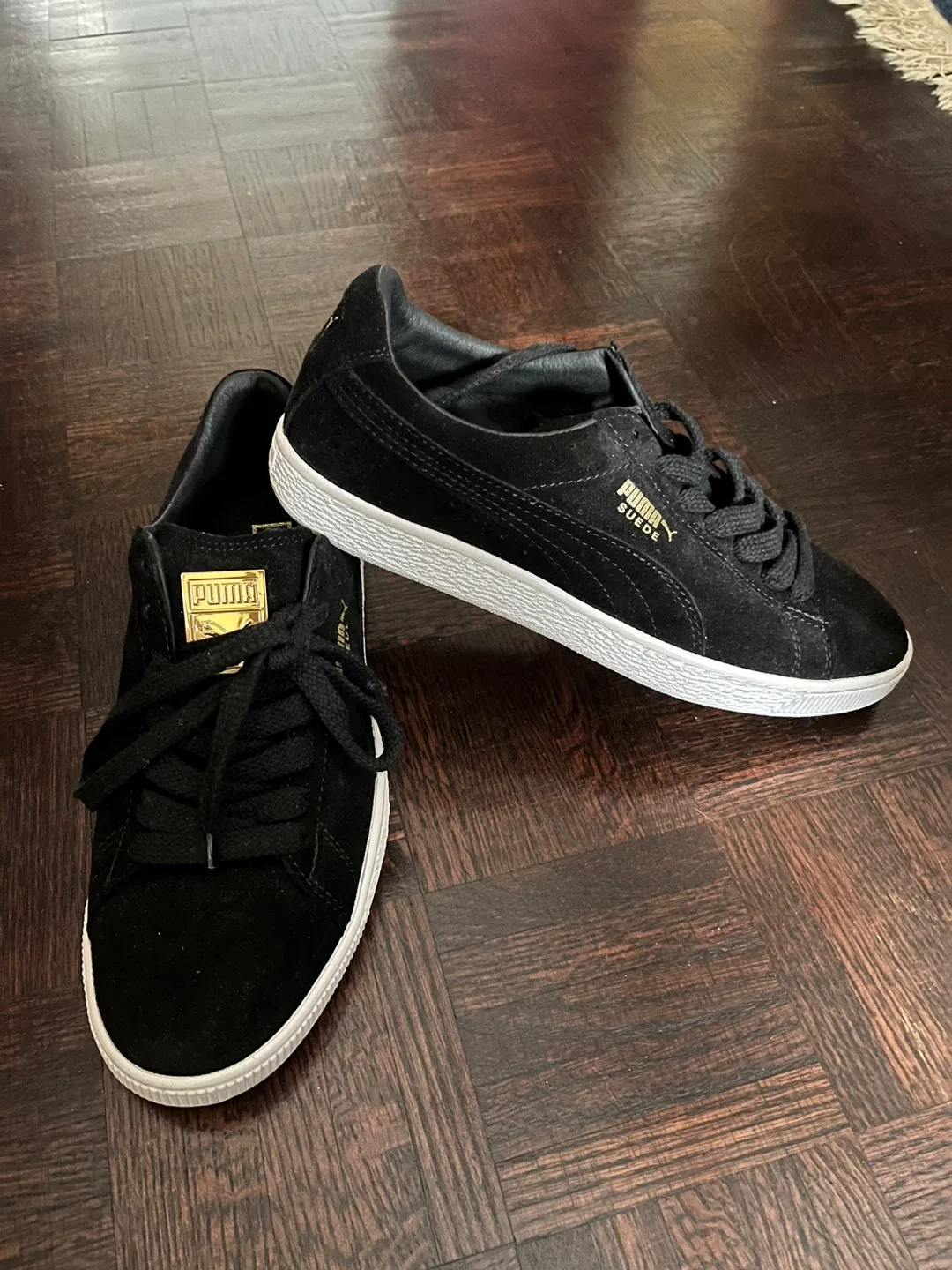 Puma Suede Classic Black, US 9.5