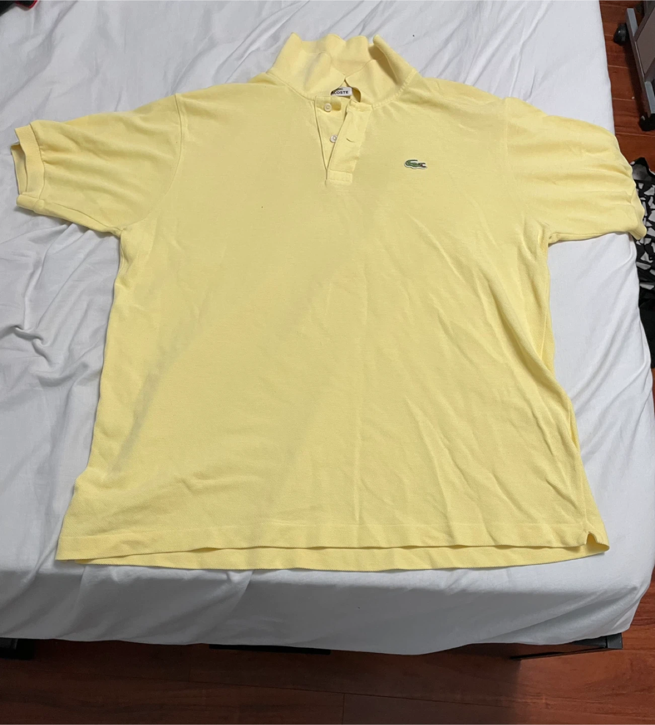 Lacoste Yellow Polo Shirt