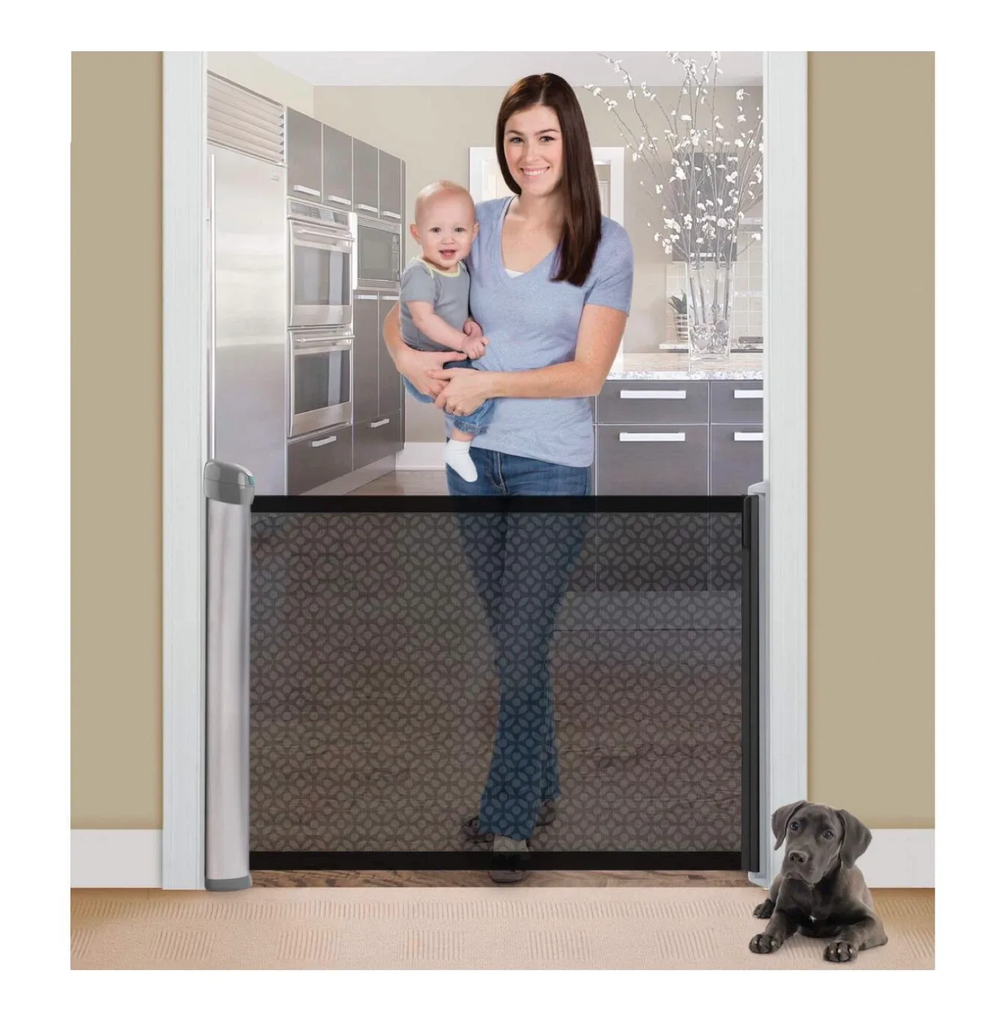Summer Infant Retractable Walk Thru Baby Gate image indicator(2)