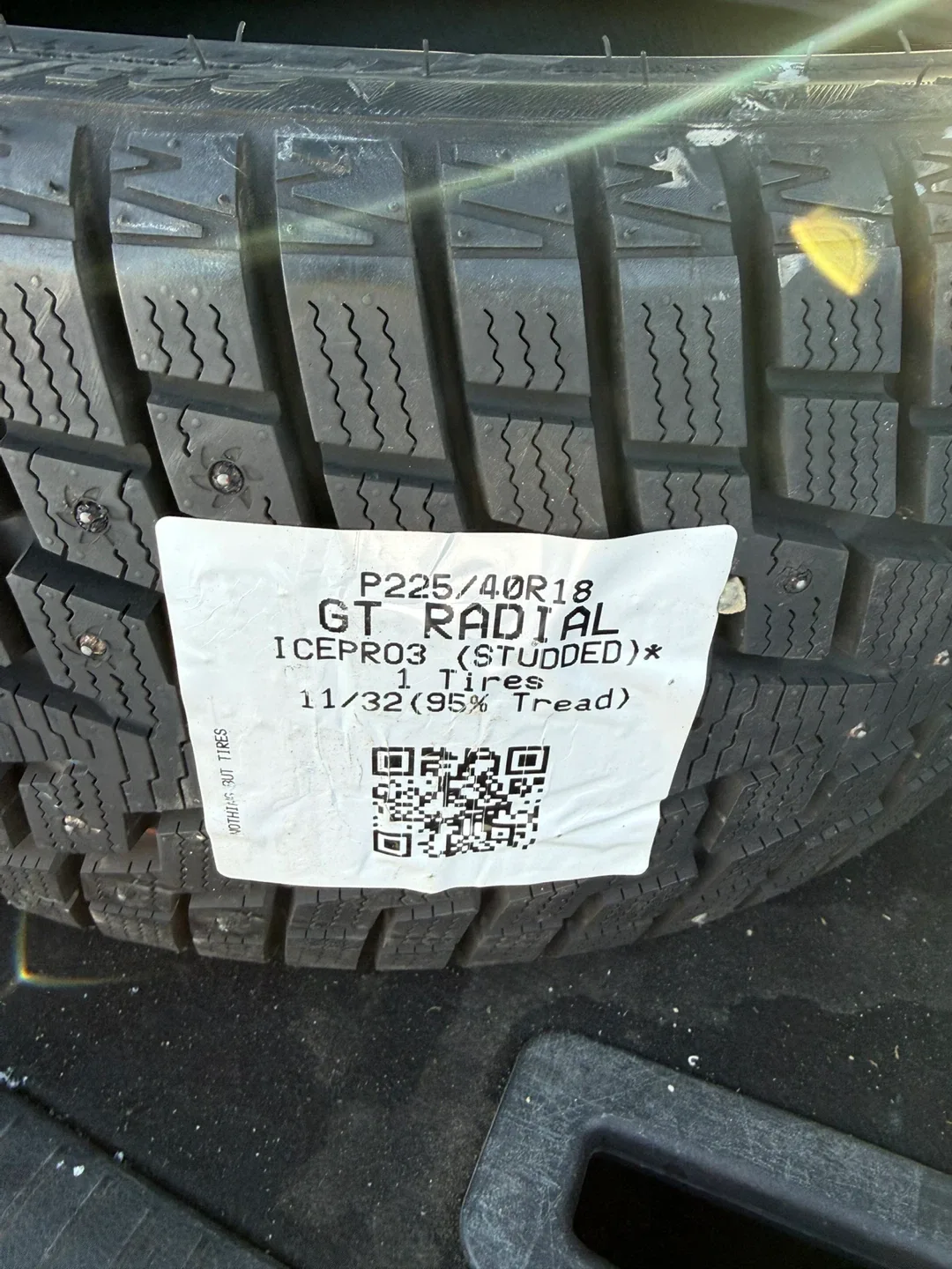 235/40/R18 winter tire