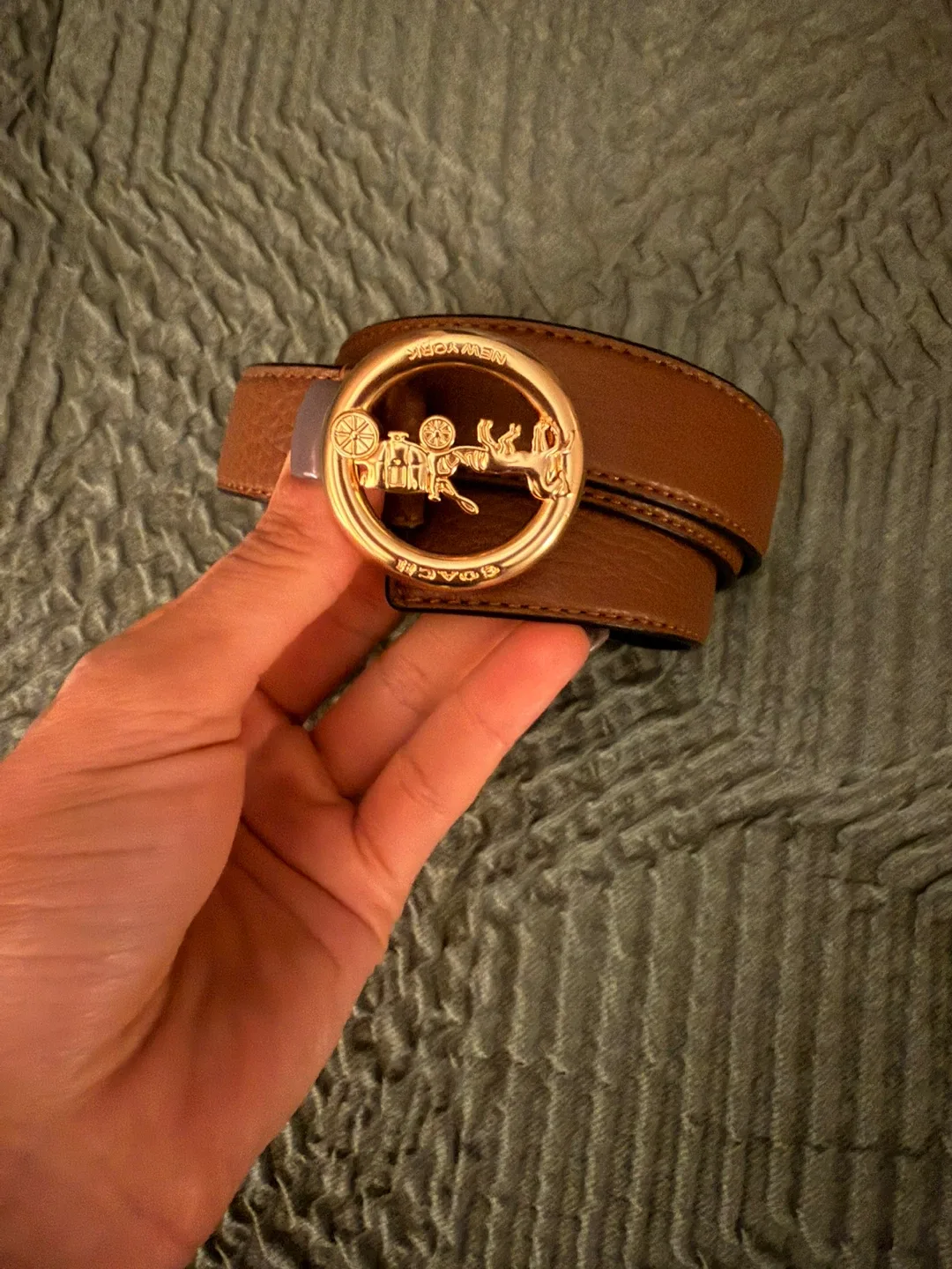 Coach Leather Belt XS