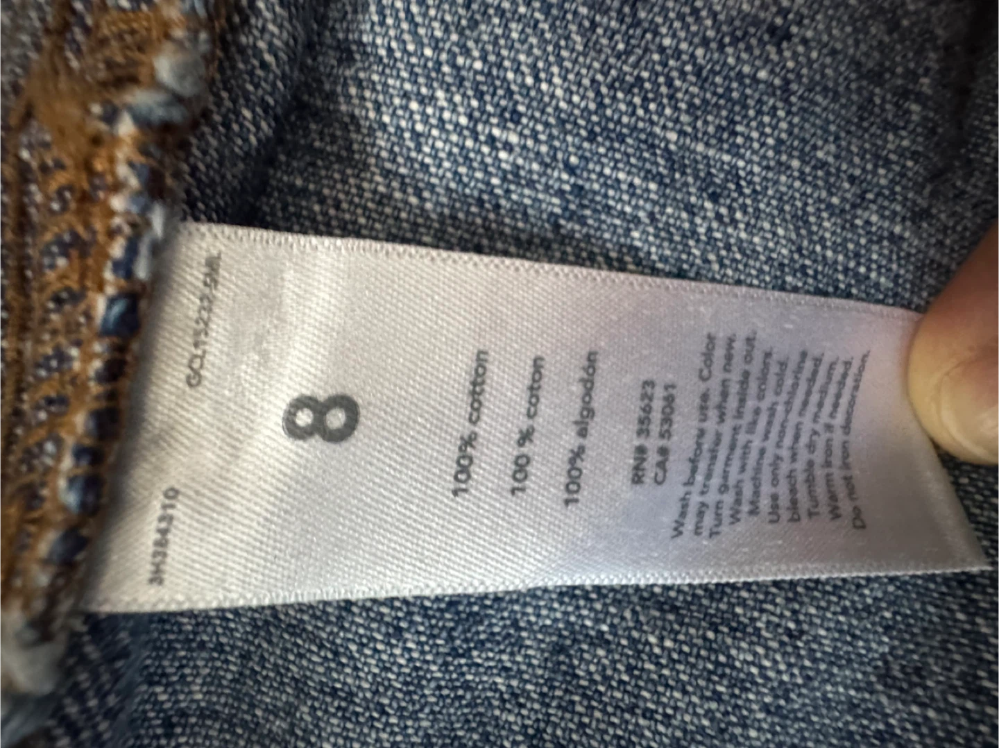 Carter's Denim Kids Jacket - Size 8 - photo 5