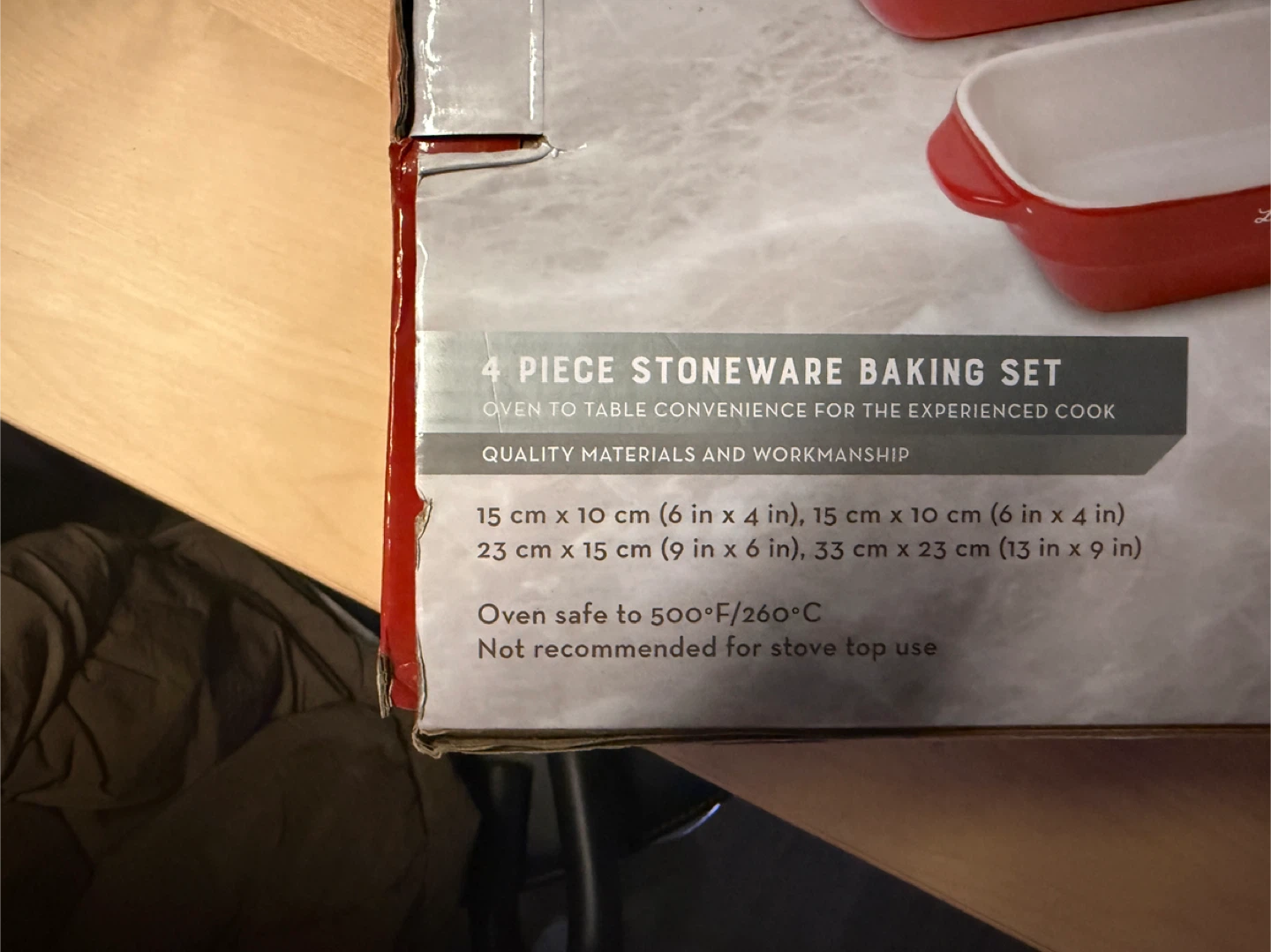 Lagostina 4-Piece Stoneware Baking Set - New in Box! - photo 2
