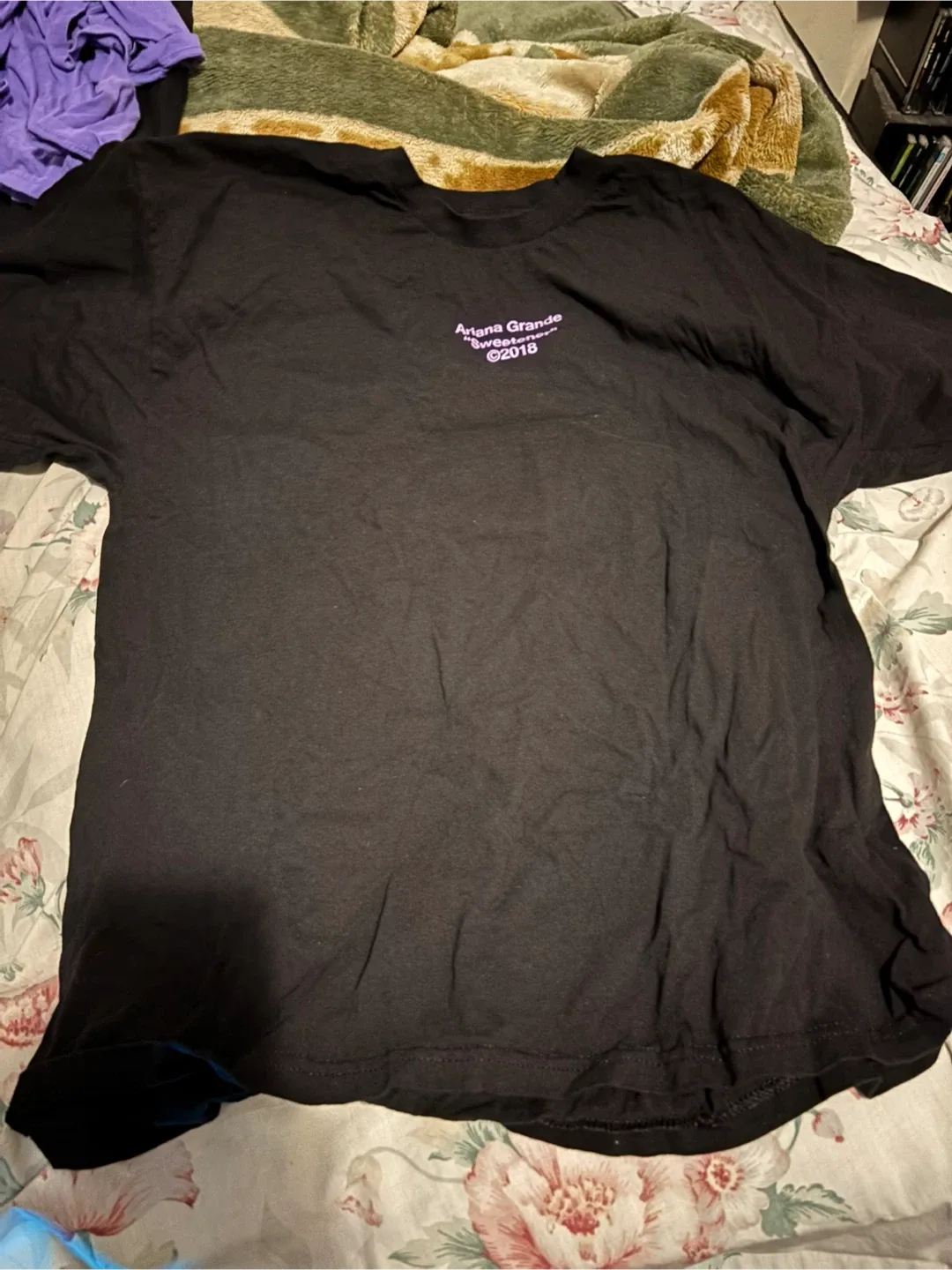 Ariana Grande Sweetener Tour Black T-Shirt