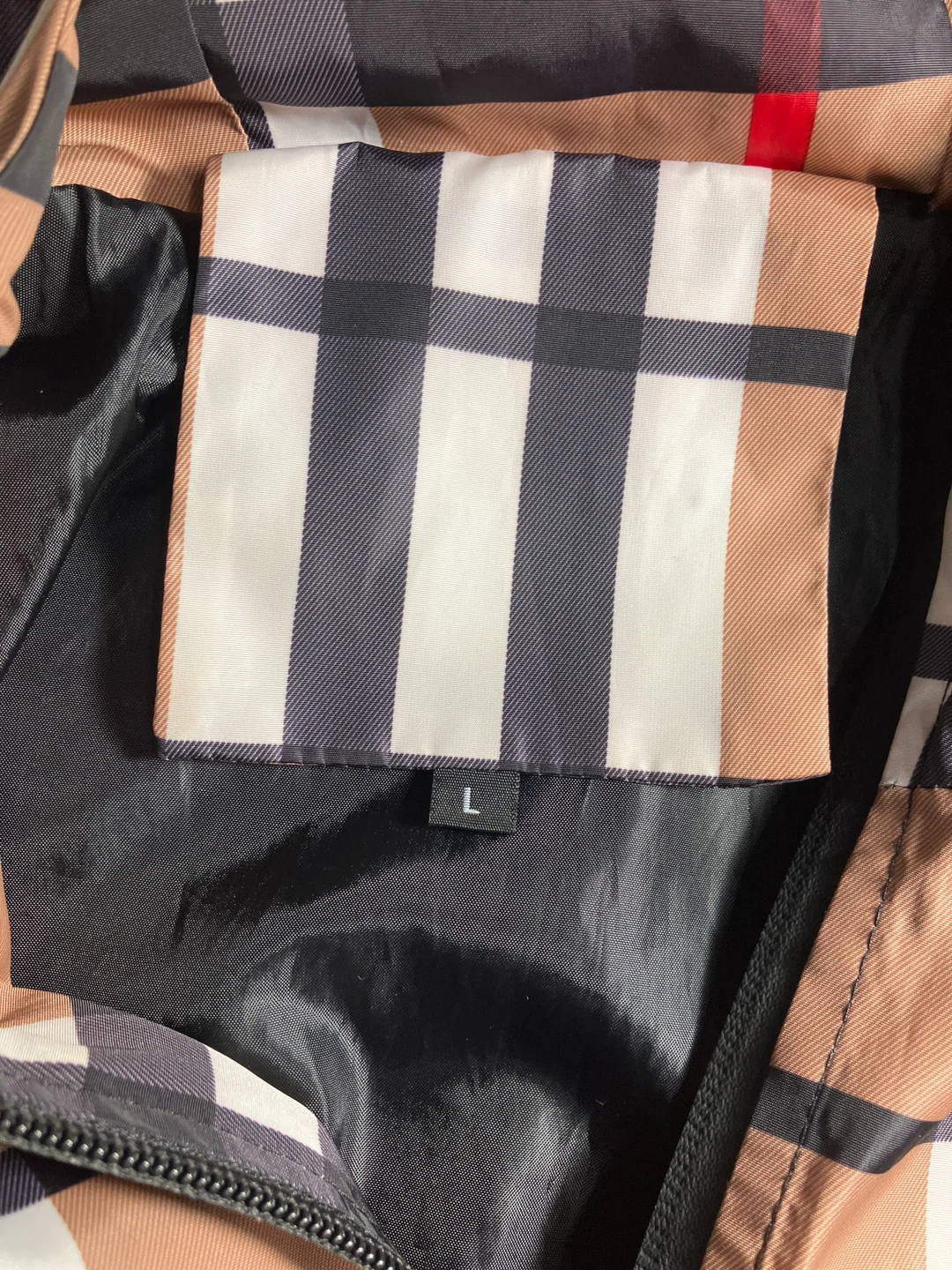 Burberry Plaid Windbreaker - Size L - photo 2