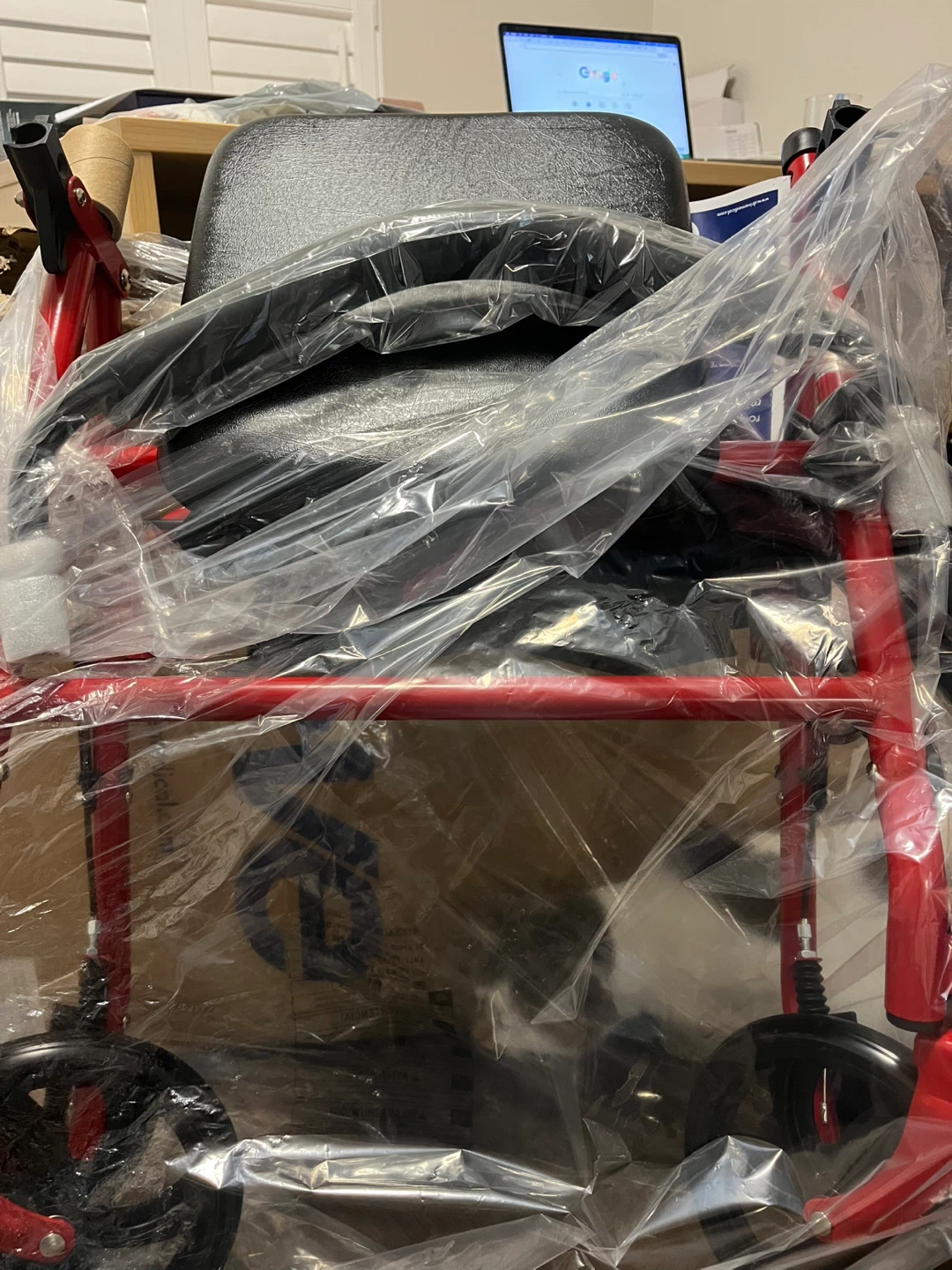 New Drive Rollator 10257BL-1, Red - photo 2