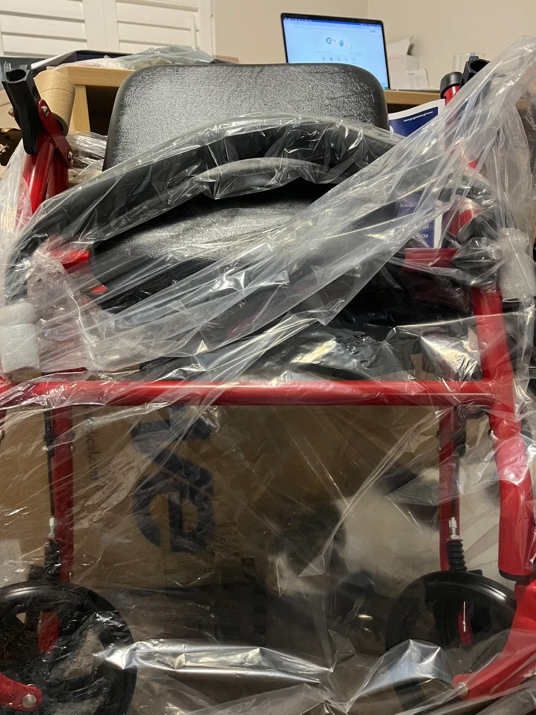 New Drive Rollator 10257BL-1, Red