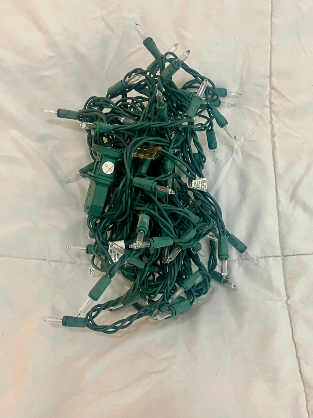 100 Light Incandescent Christmas String - Like New - photo 2