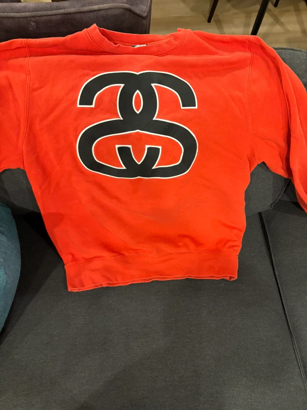 Stussy Red Crewneck Sweatshirt