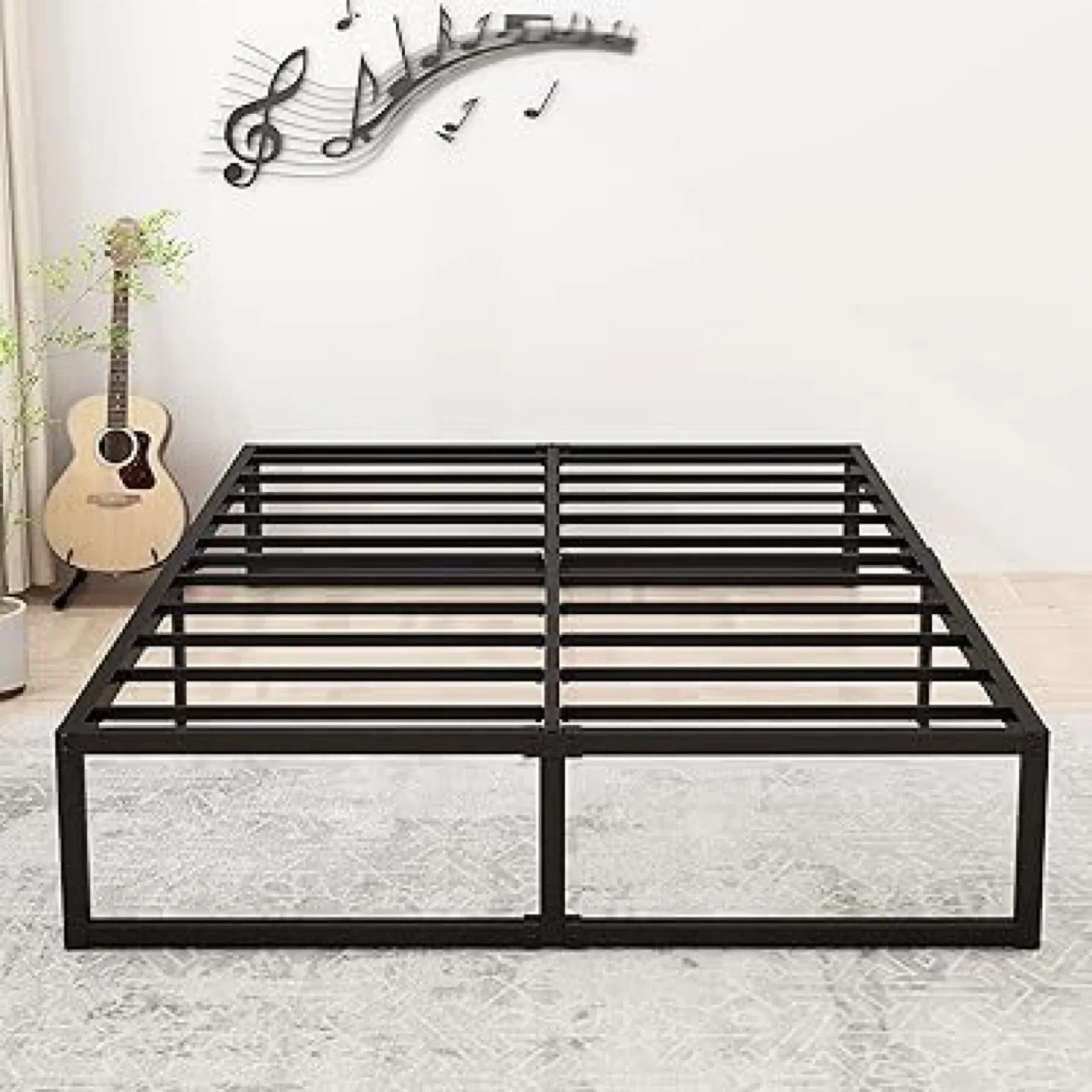 Metal Bed Frame - Black