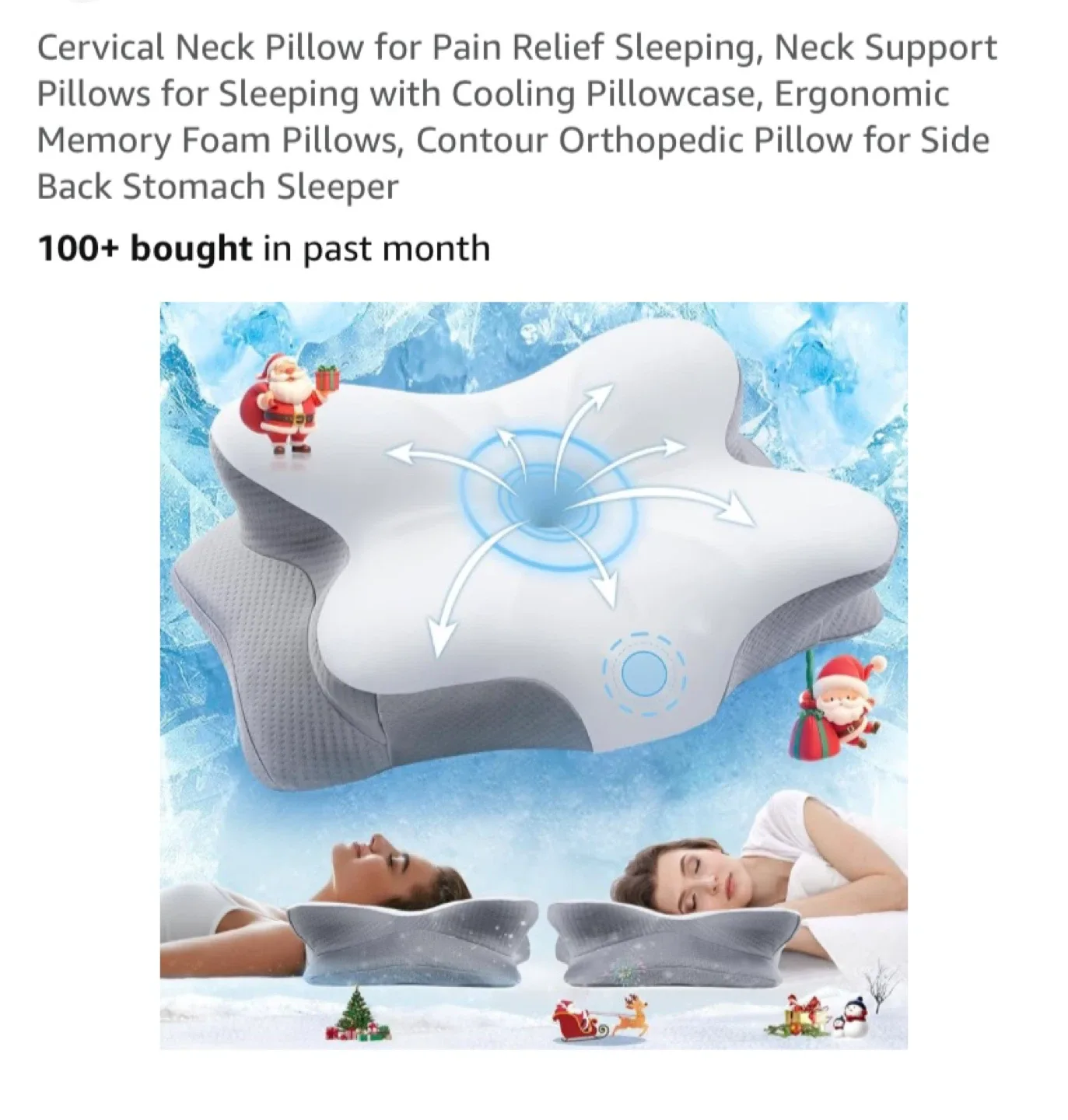 Cervical Neck Pillow for Pain Relief