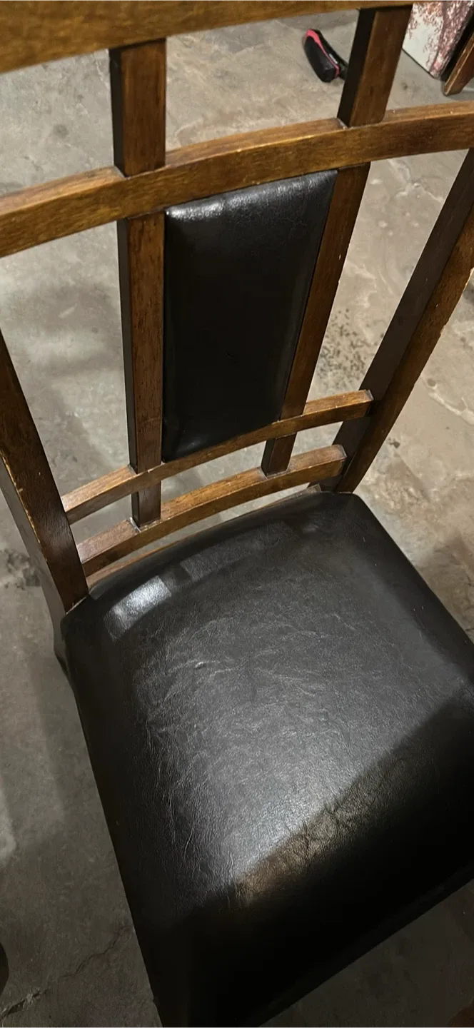 Dining Table Set with 4 Chairs - Brown image indicator(4)