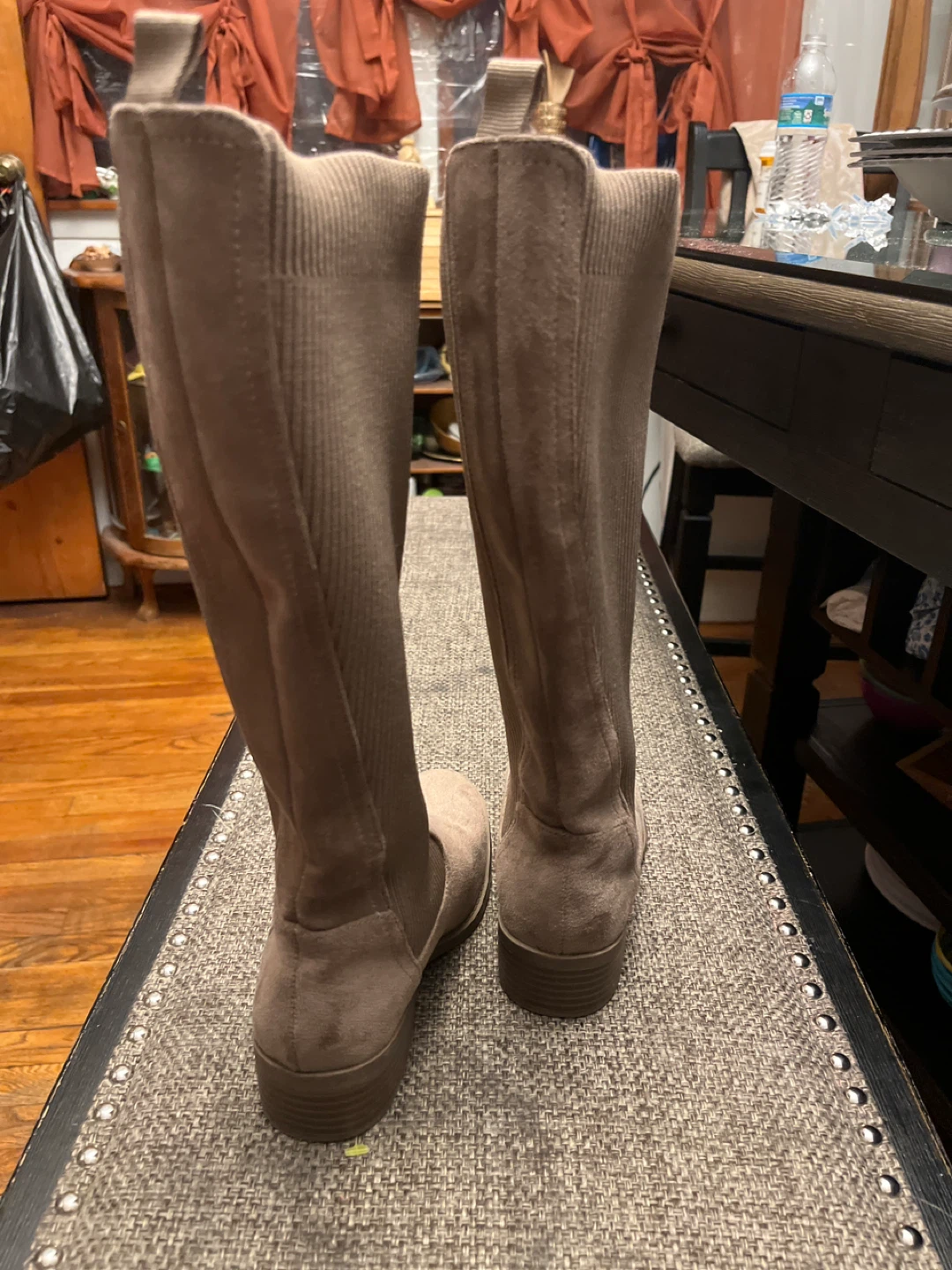 Taupe Knee High Boots - photo 3
