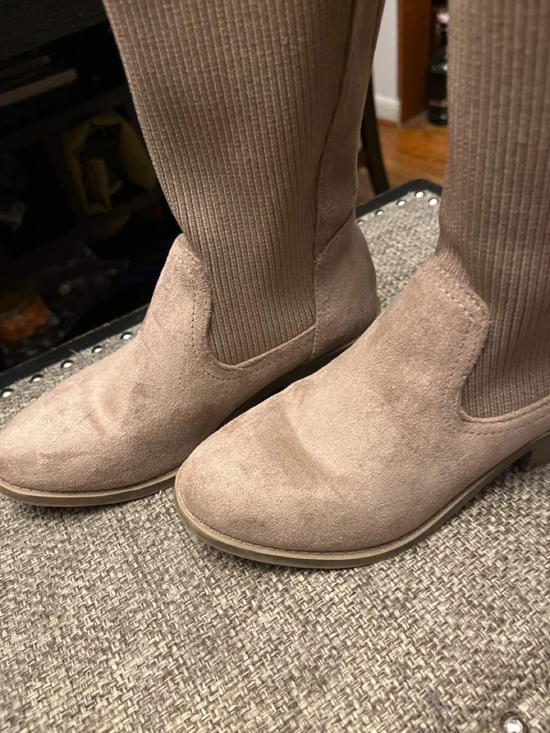 Taupe Knee High Boots - photo 5