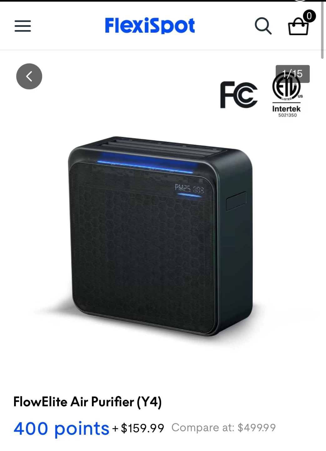 FlexiSpot FlowElite Air Purifier (Y4)