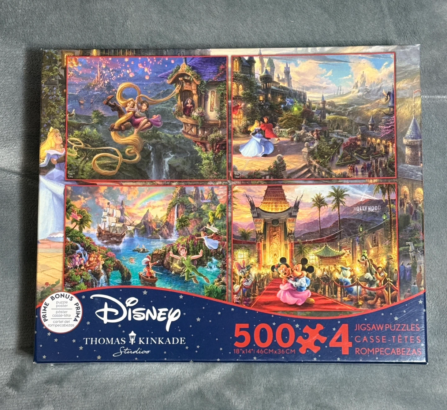 Disney Thomas Kinkade Puzzles - 500 & 750 Pieces - photo 2