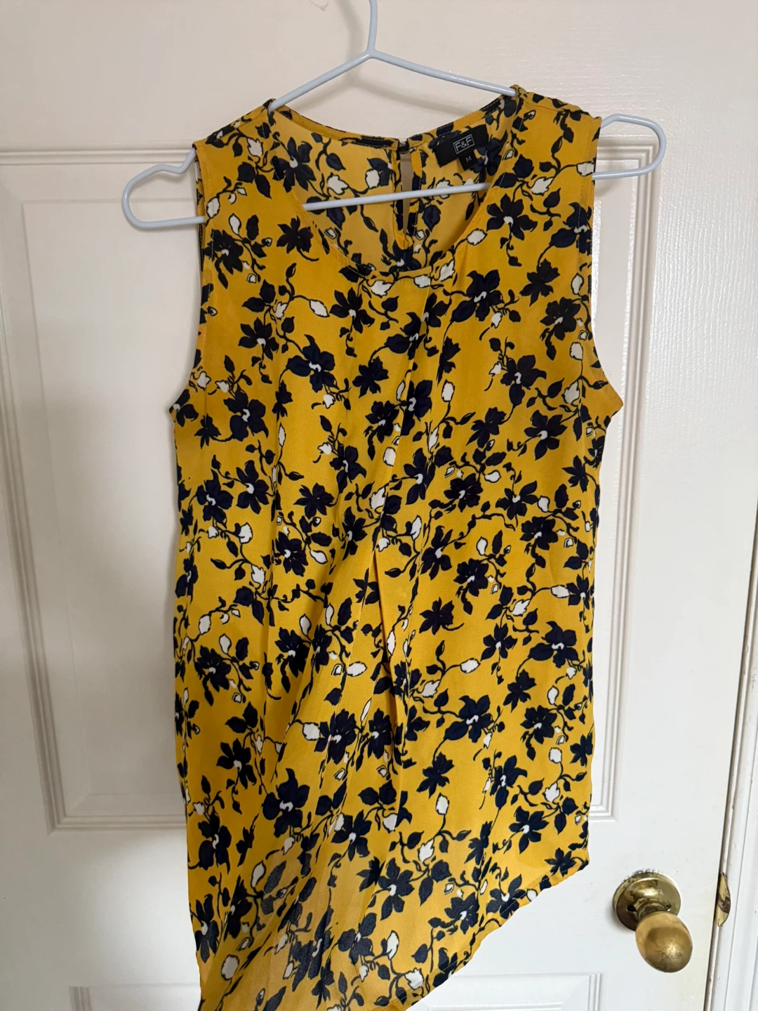 F&F Floral Sleeveless Blouse - Size M