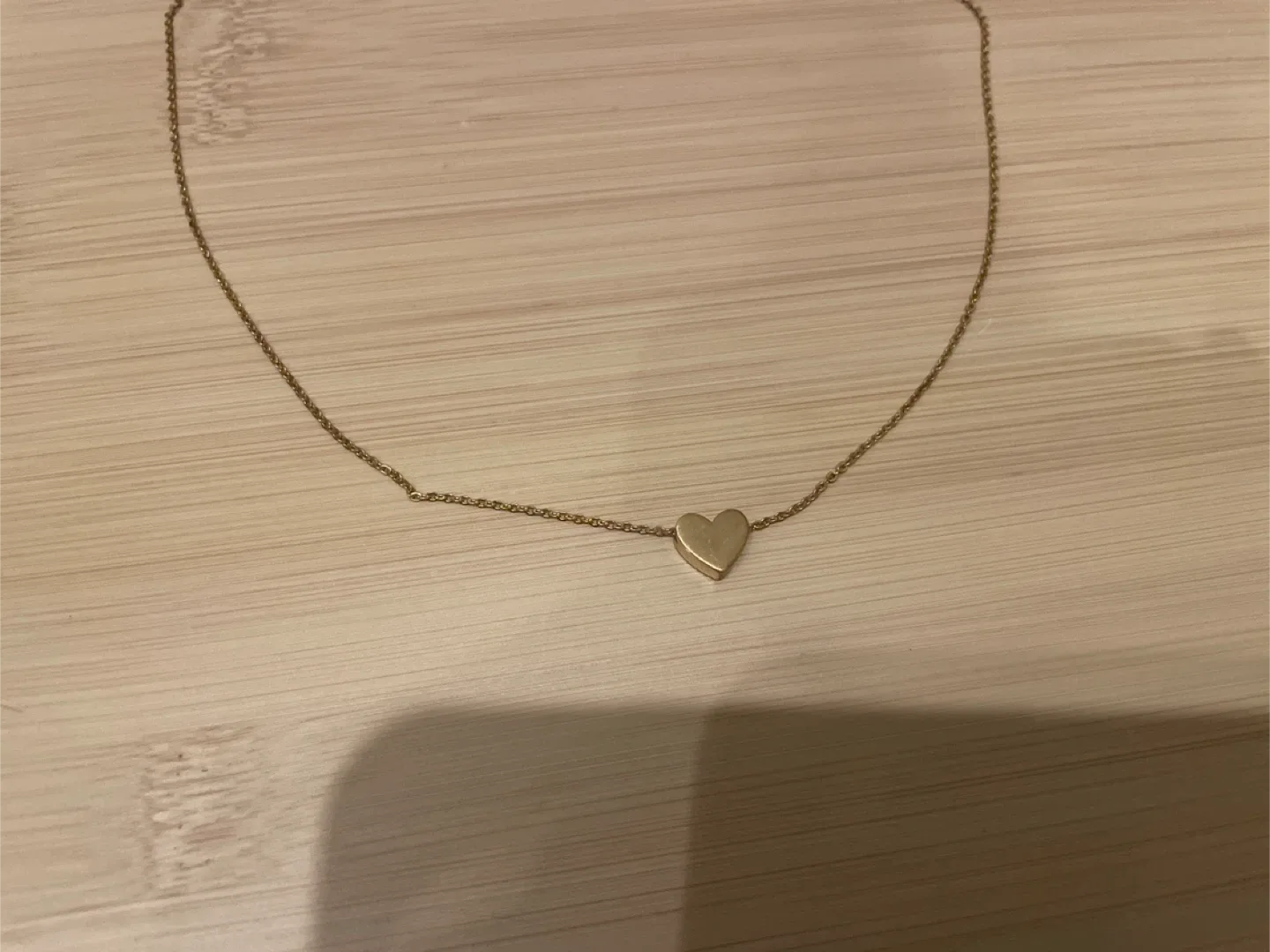 New JEWLR Gold Heart Necklace image indicator(2)