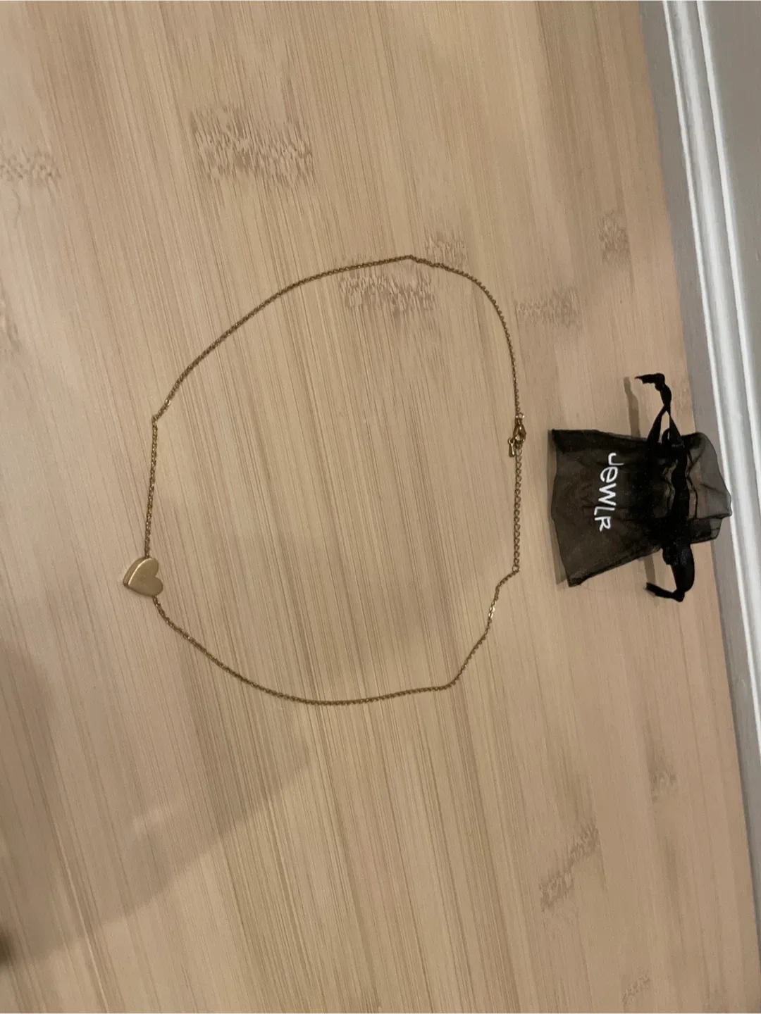 New JEWLR Gold Heart Necklace image indicator(3)