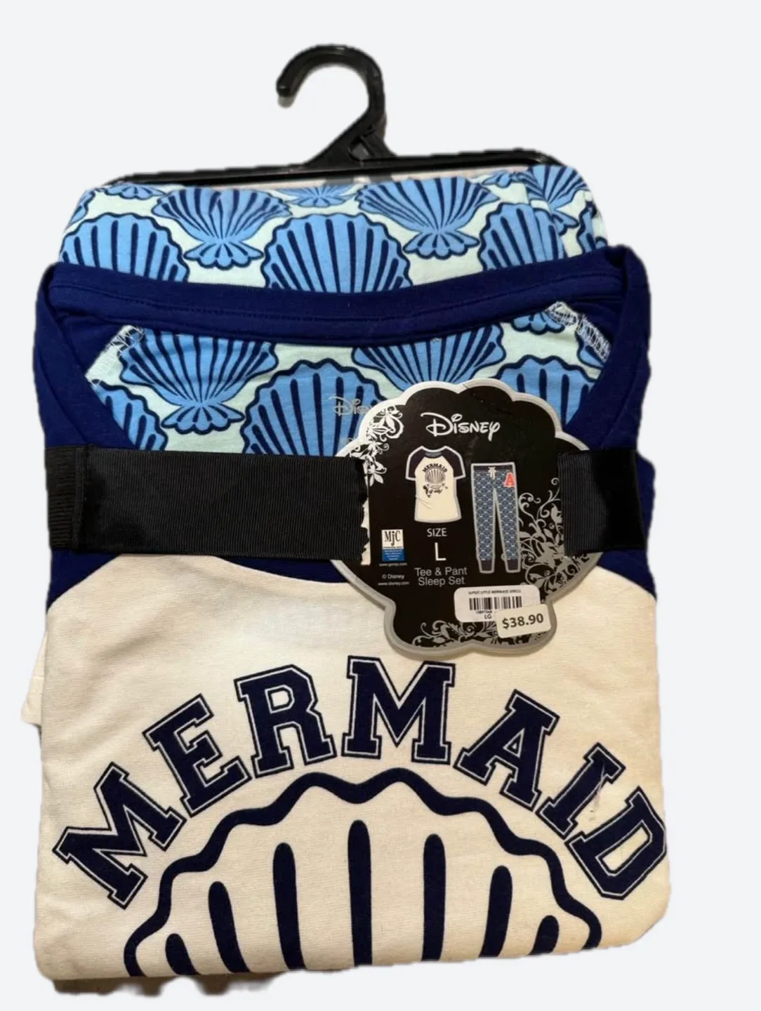 NEW Disney Mermaid Sleep Set - Size L