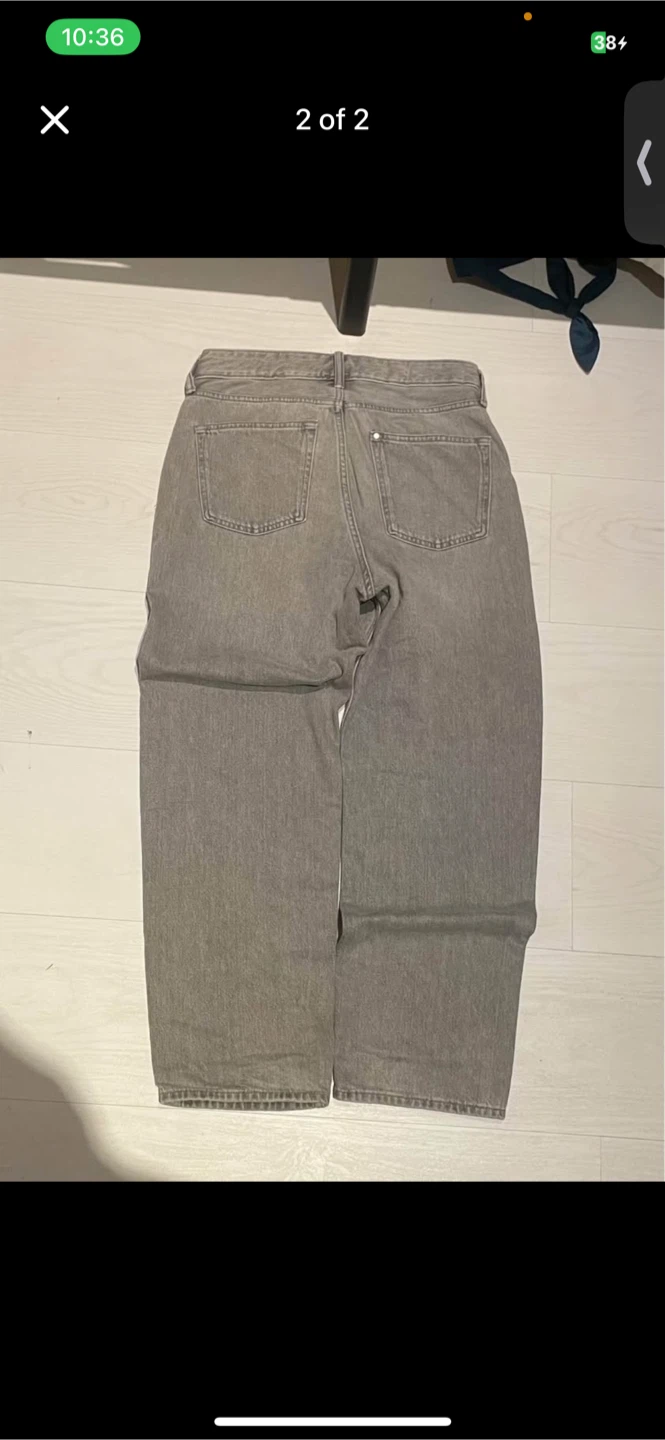 H&M Grey Wide Leg Jeans - photo 2