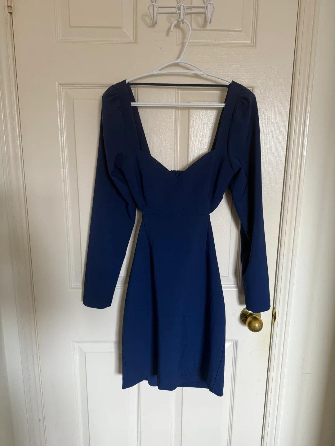 Dynamite Blue Long Sleeve Dress - Size XS