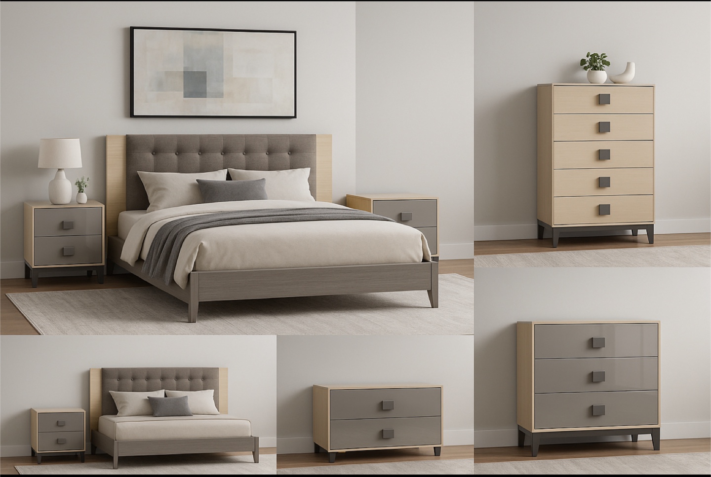 King size bed set