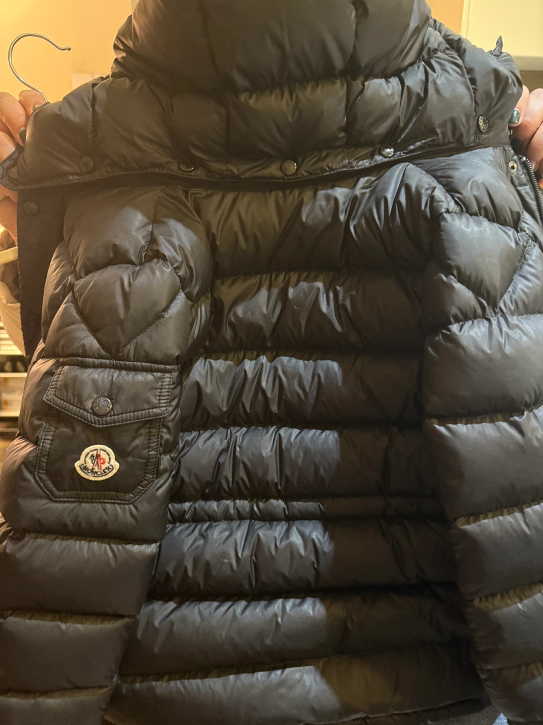 Moncler Black Puffer Jacket - photo 2