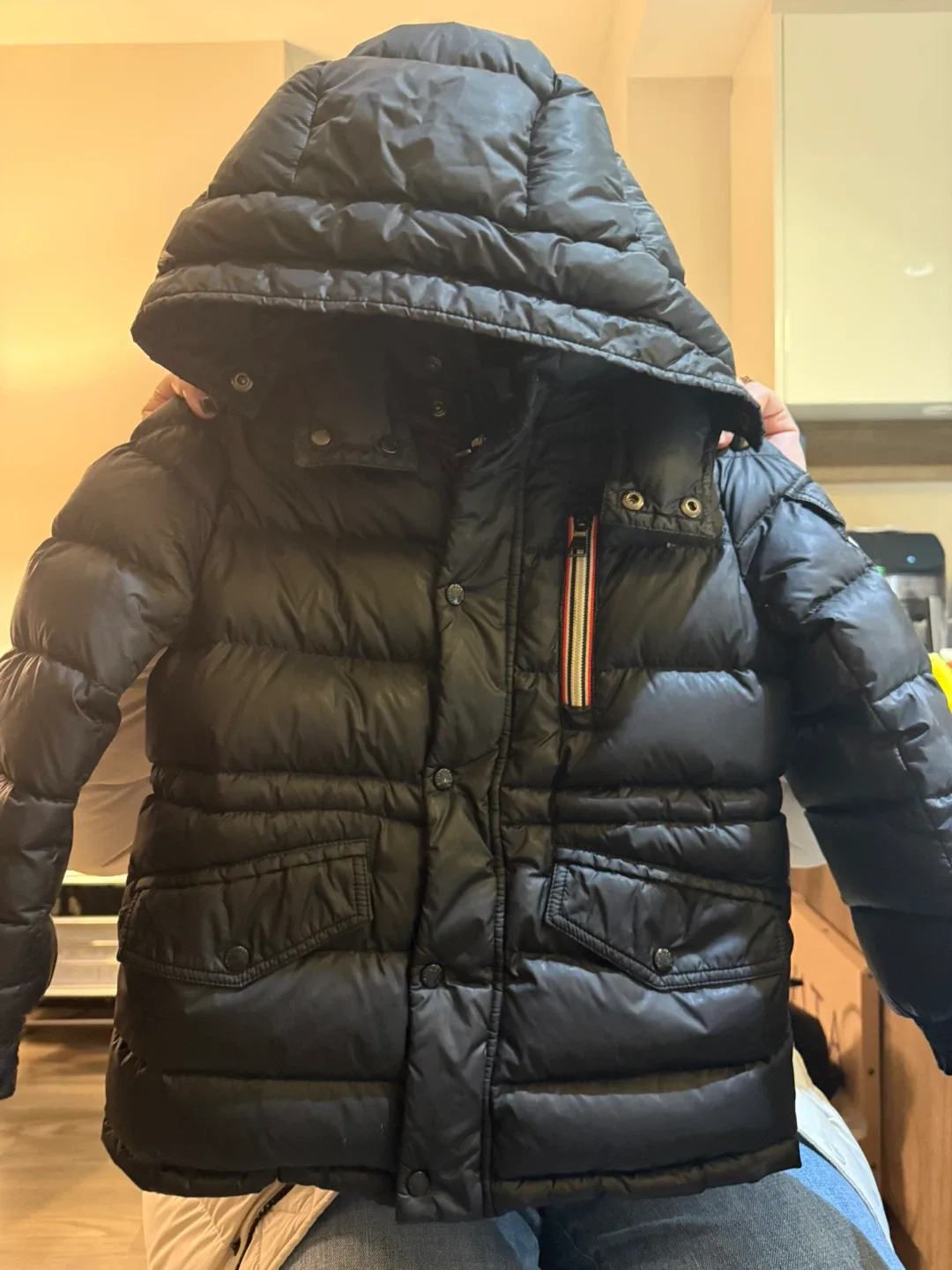Moncler Black Puffer Jacket