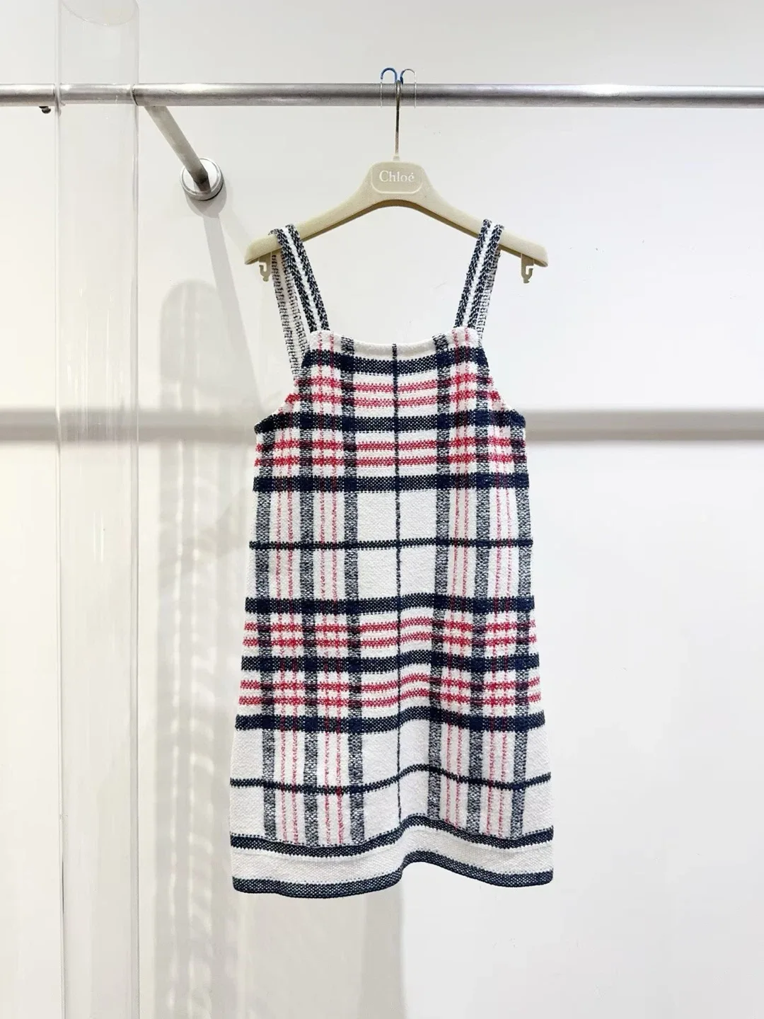 Authentic Christian Dior Plaid Dress, Size 34 (FR)