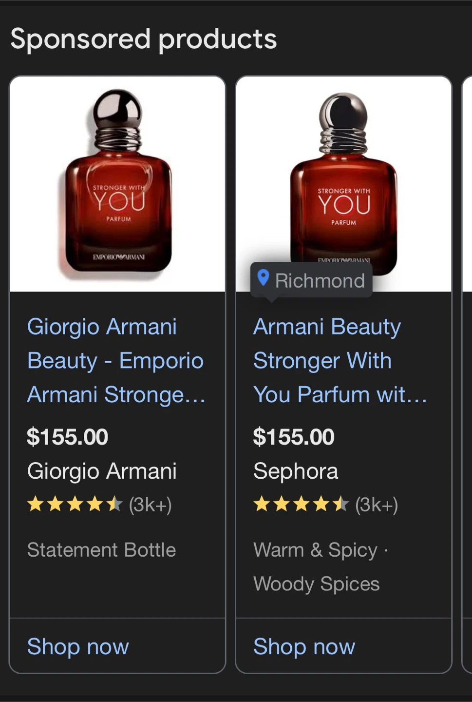 New Giorgio Armani Stronger With You Parfum 100ml - photo 3