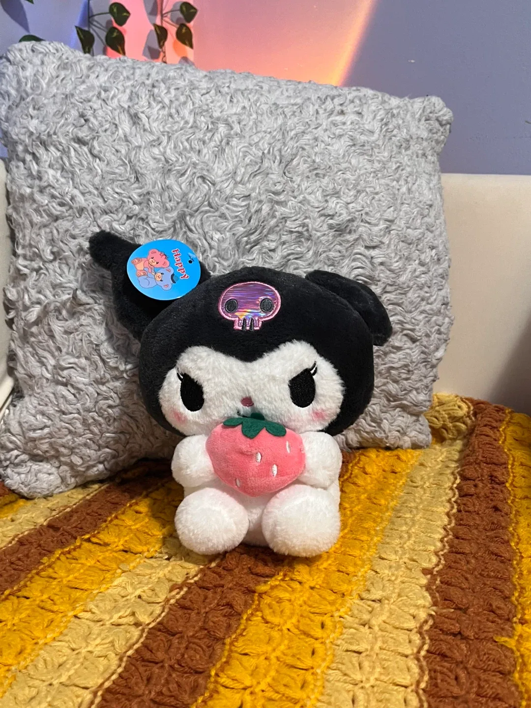 NEW Sanrio Kuromi Strawberry Plush