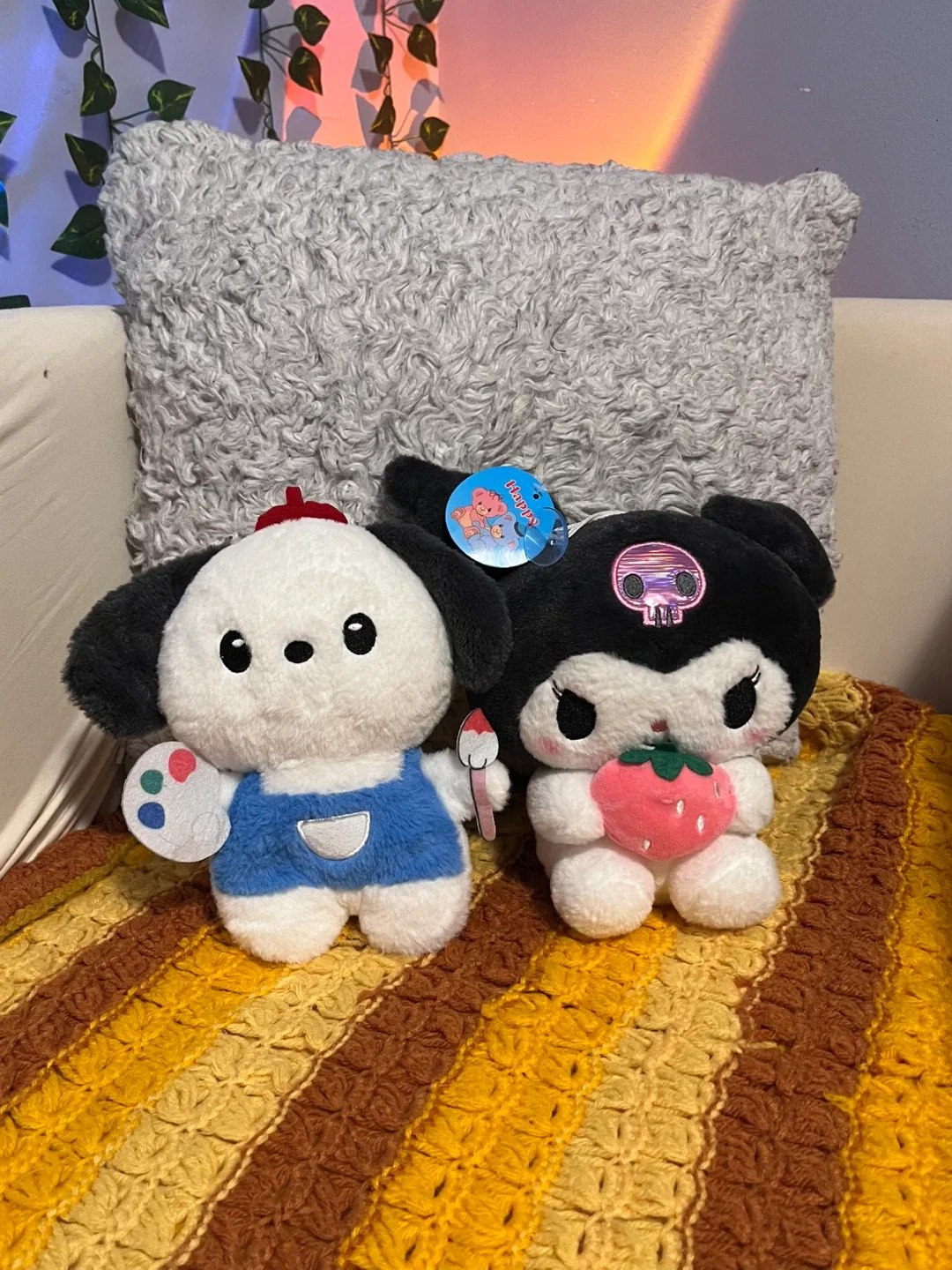 NEW Sanrio Squishmallow Pochacco & Kuromi Plushies