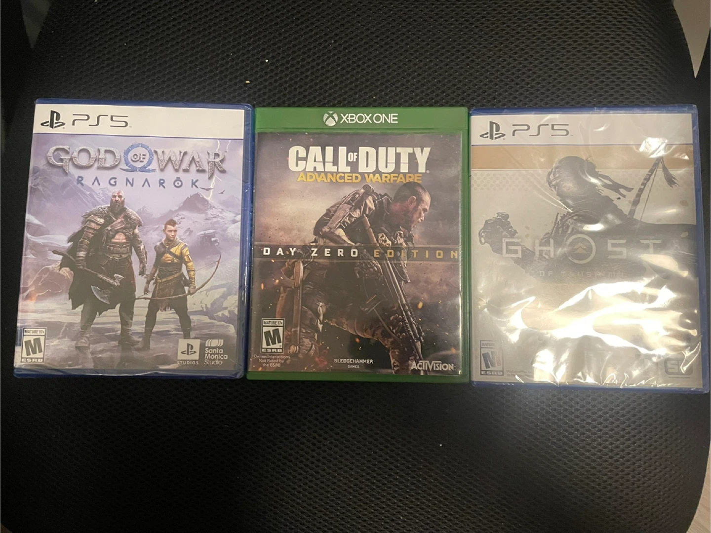 PS5 God of War Ragnarok & Ghost of Tsushima, Xbox Call of Duty