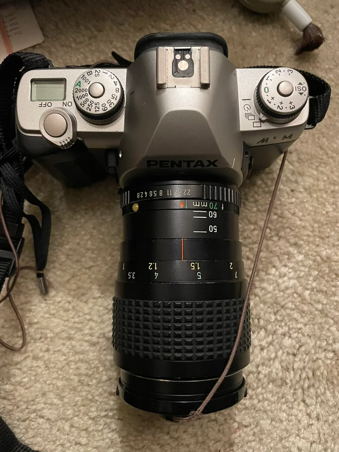 Pentax MZ-M Film Camera with AF200S Flash